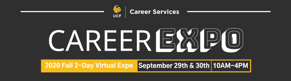 UCF 2020 Fall 2-Day Virtual Career Expo
